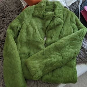 juicy couture rabbit fur coat great condition